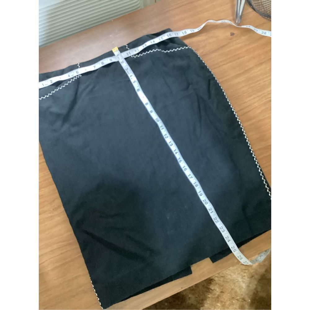 Vintage Escada Black Skirt 42 (12) - Picture 3 of 6
